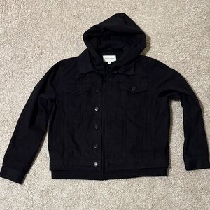 Sun + Stone Black Bomber Jacket